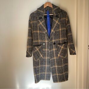 Niche brand wool coat for petite frame